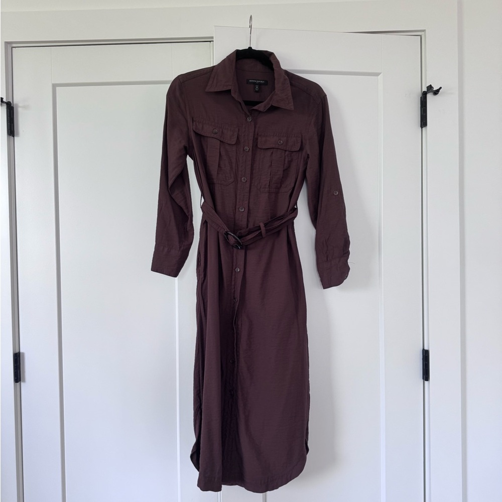 Banana Republic  Long Sleeve Shirt Dress